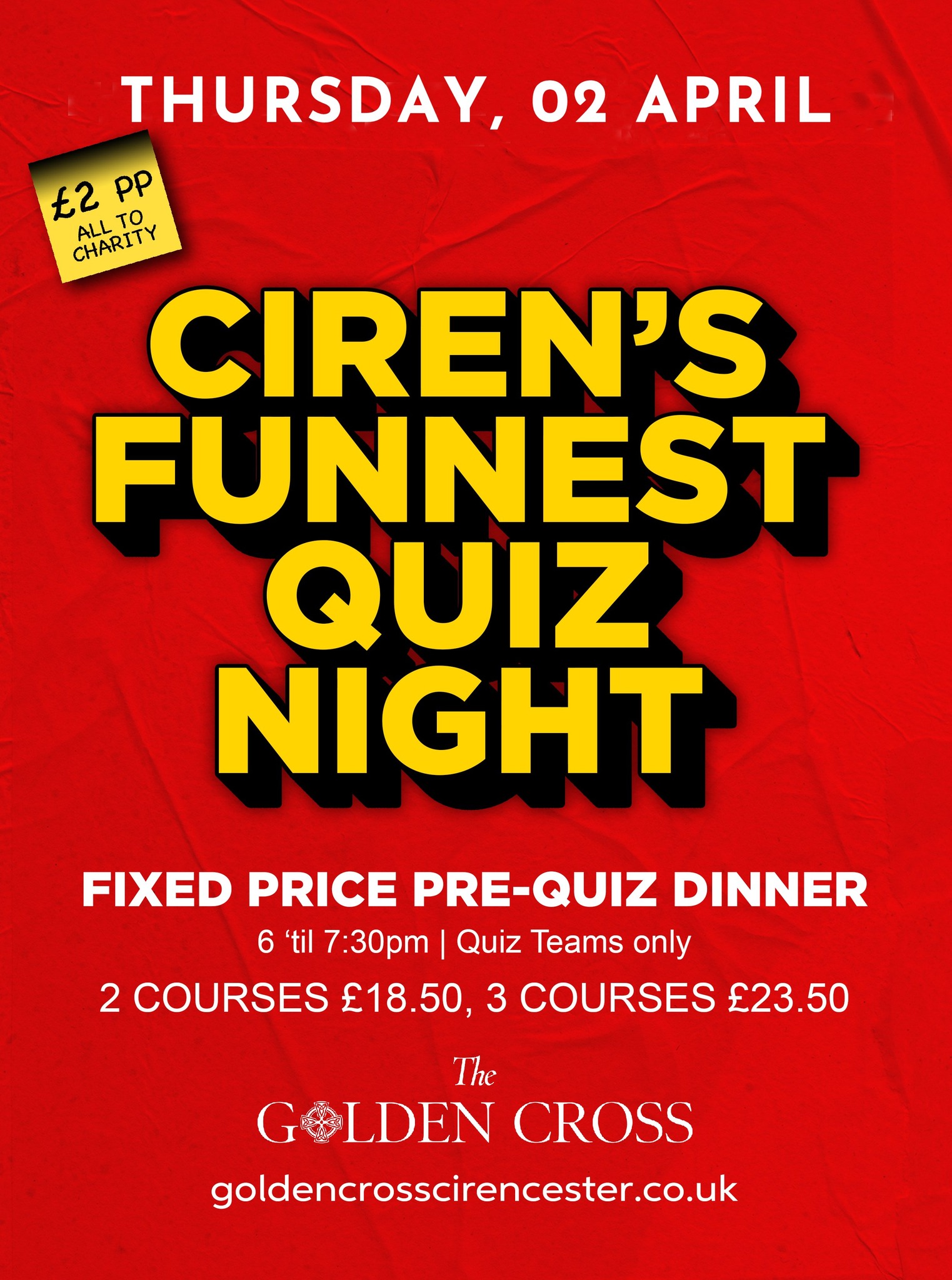 Quiz at The Golden Cross, Cirencester