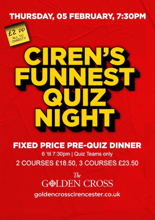 Quiz at The Golden Cross, Cirencester
