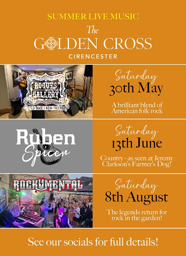 Live Music at the Golden Cross, Cirencester
